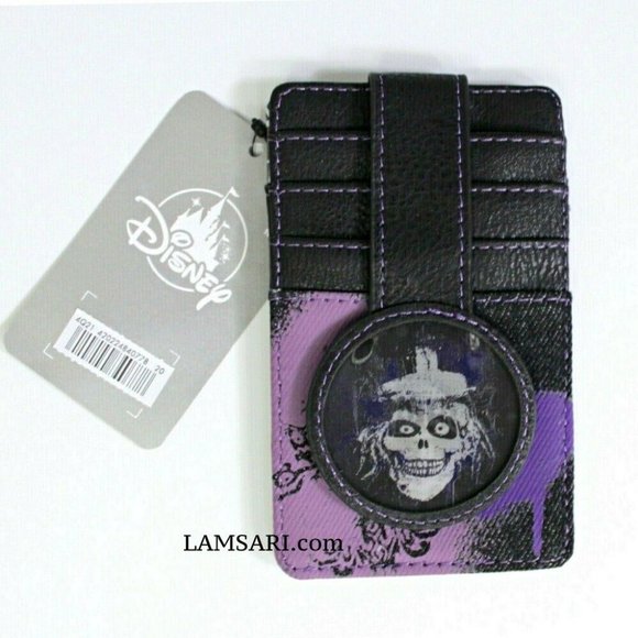 Disney The Haunted Mansion Hatbox Ghost Cardholder Card Wallet - Picture 1 of 3